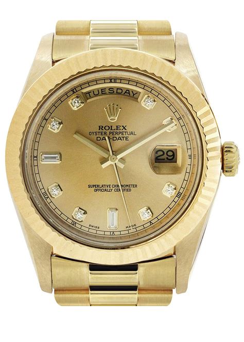 gold rolex day dare|Rolex Day-Date 41mm gold.